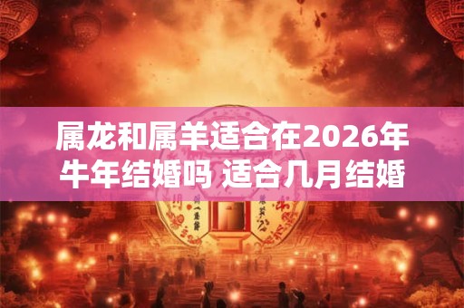 属龙和属羊适合在2026年牛年结婚吗 适合几月结婚