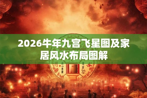 2026牛年九宫飞星图及家居风水布局图解