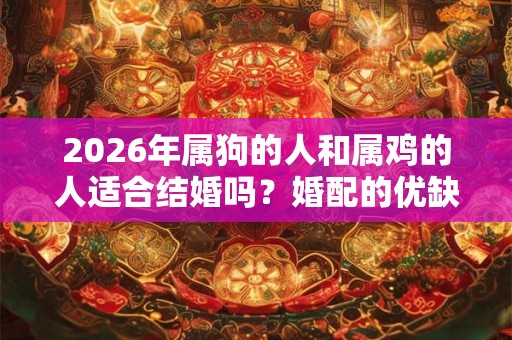 2026年属狗的人和属鸡的人适合结婚吗？婚配的优缺点