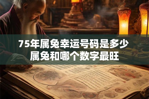 75年属兔幸运号码是多少 属兔和哪个数字最旺