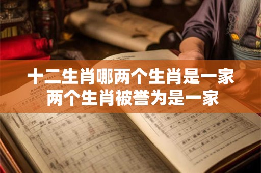 十二生肖哪两个生肖是一家 两个生肖被誉为是一家