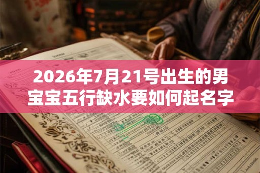 2026年7月21号出生的男宝宝五行缺水要如何起名字