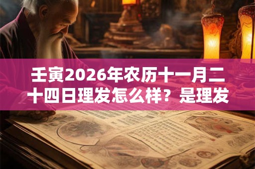 壬寅2026年农历十一月二十四日理发怎么样？是理发吉日吗？