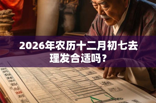 2026年农历十二月初七去理发合适吗？
