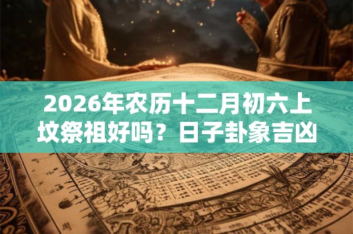 2026年农历十二月初六上坟祭祖好吗？日子卦象吉凶？