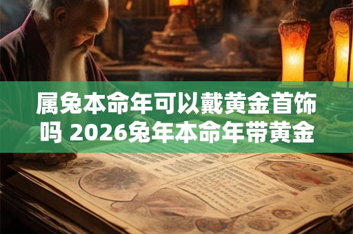 属兔本命年可以戴黄金首饰吗 2026兔年本命年带黄金好吗