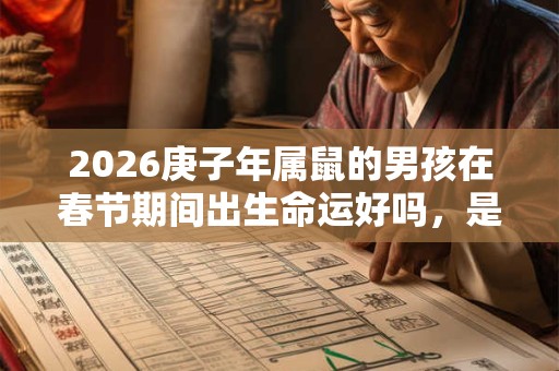 2026庚子年属鼠的男孩在春节期间出生命运好吗，是什么命？