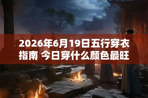 2026年6月19日五行穿衣指南 今日穿什么颜色最旺运