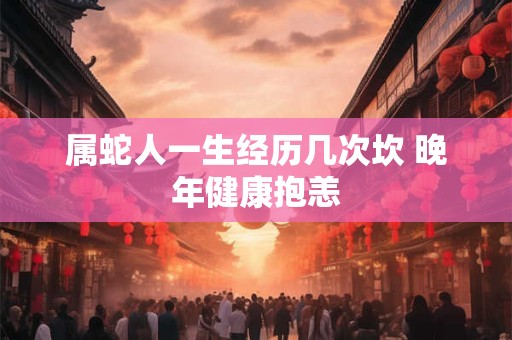 属蛇人一生经历几次坎 晚年健康抱恙