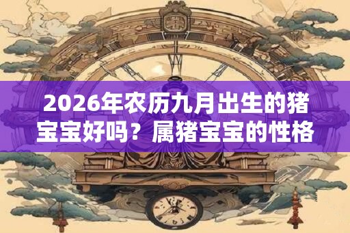 2026年农历九月出生的猪宝宝好吗？属猪宝宝的性格特征？