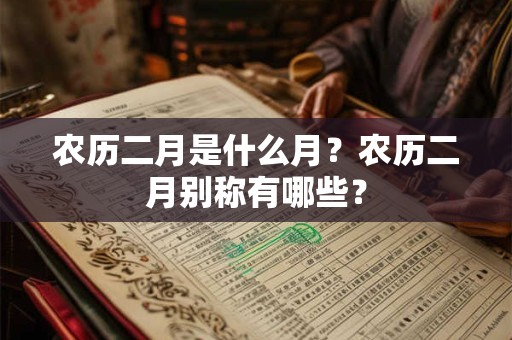 农历二月是什么月？农历二月别称有哪些？
