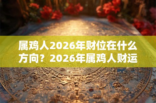 属鸡人2026年财位在什么方向？2026年属鸡人财运最旺的月份
