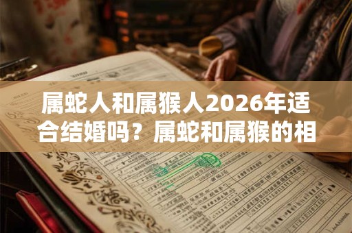 属蛇人和属猴人2026年适合结婚吗？属蛇和属猴的相配吗？