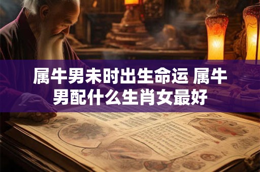 属牛男未时出生命运 属牛男配什么生肖女最好