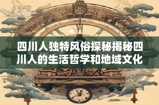四川人独特风俗探秘揭秘四川人的生活哲学和地域文化