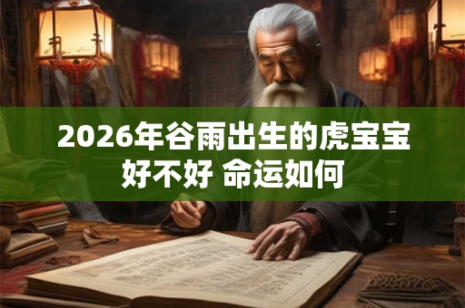 2026年谷雨出生的虎宝宝好不好 命运如何