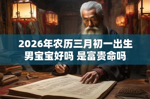 2026年农历三月初一出生男宝宝好吗 是富贵命吗