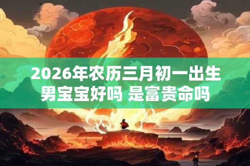 2026年农历三月初一出生男宝宝好吗 是富贵命吗
