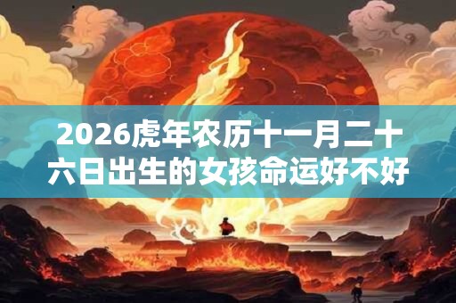 2026虎年农历十一月二十六日出生的女孩命运好不好？