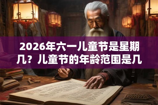 2026年六一儿童节是星期几？儿童节的年龄范围是几岁？