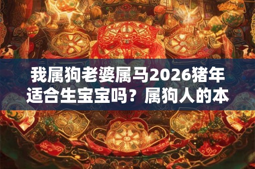 我属狗老婆属马2026猪年适合生宝宝吗？属狗人的本命佛