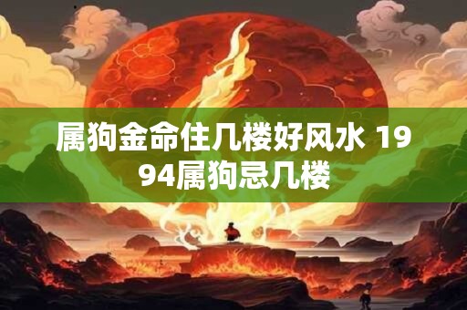 属狗金命住几楼好风水 1994属狗忌几楼
