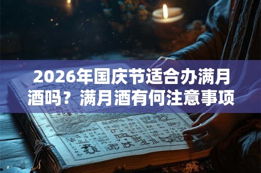2026年国庆节适合办满月酒吗？满月酒有何注意事项？