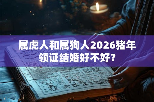 属虎人和属狗人2026猪年领证结婚好不好？