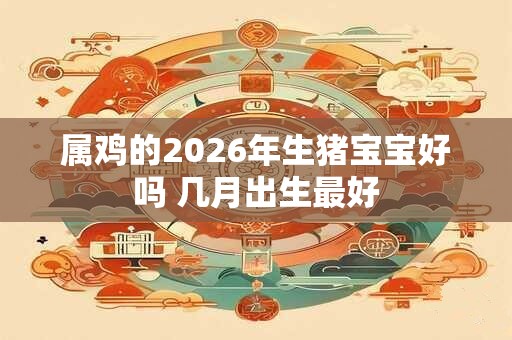 属鸡的2026年生猪宝宝好吗 几月出生最好