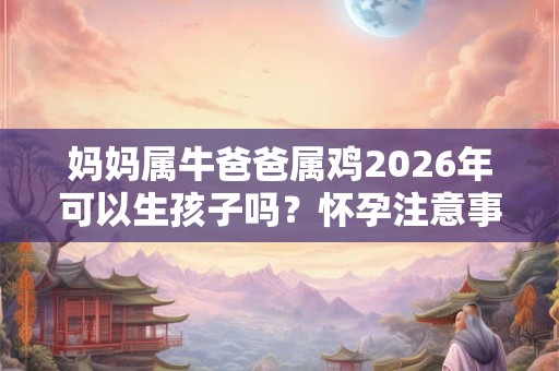 妈妈属牛爸爸属鸡2026年可以生孩子吗？怀孕注意事项？