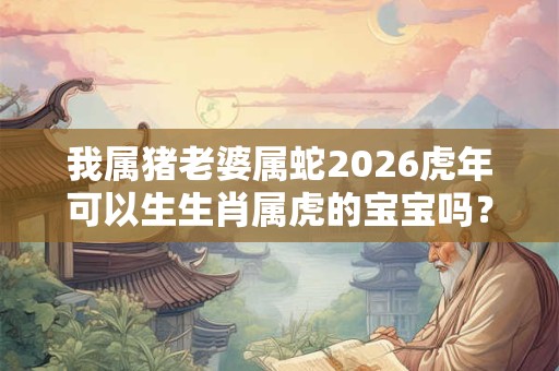 我属猪老婆属蛇2026虎年可以生生肖属虎的宝宝吗？