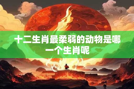 十二生肖最柔弱的动物是哪一个生肖呢