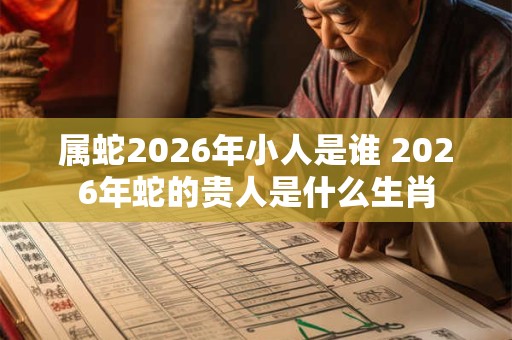 属蛇2026年小人是谁 2026年蛇的贵人是什么生肖 属蛇2026年小人是谁 2026年蛇的贵人是什么生肖