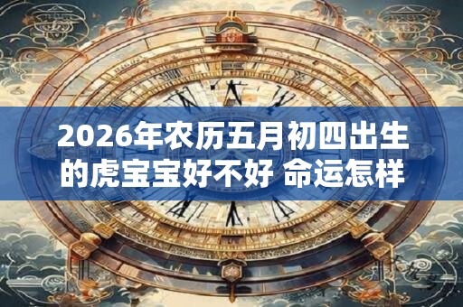 2026年农历五月初四出生的虎宝宝好不好 命运怎样