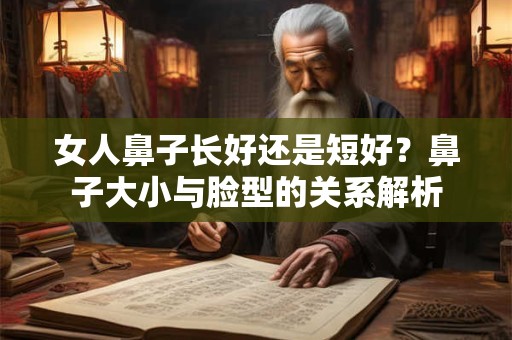 女人鼻子长好还是短好？鼻子大小与脸型的关系解析