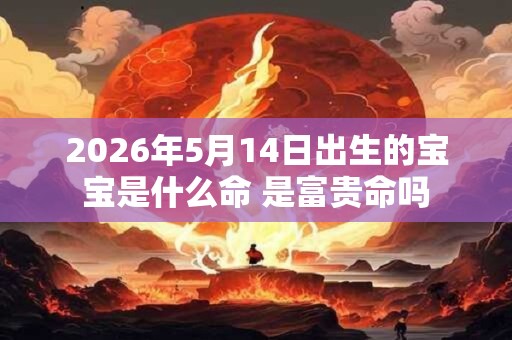 2026年5月14日出生的宝宝是什么命 是富贵命吗