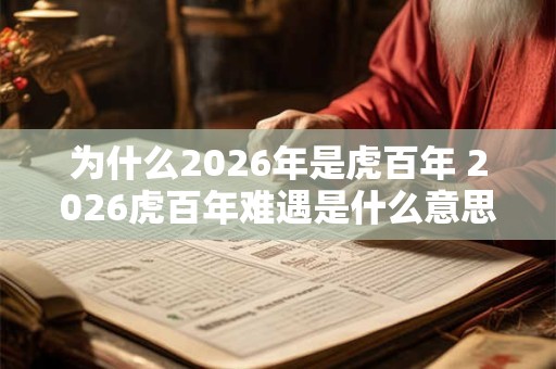为什么2026年是虎百年 2026虎百年难遇是什么意思