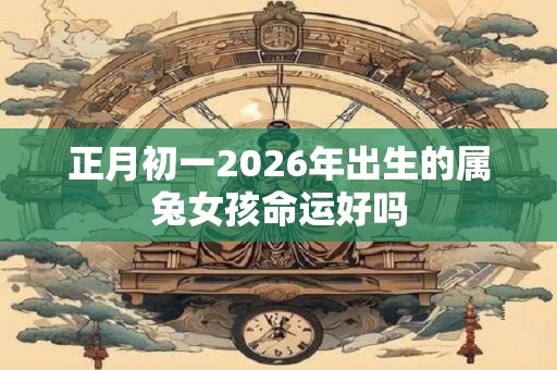 正月初一2026年出生的属兔女孩命运好吗