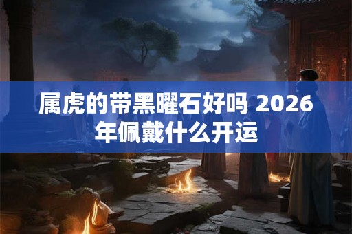 属虎的带黑曜石好吗 2026年佩戴什么开运