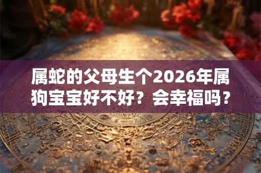 属蛇的父母生个2026年属狗宝宝好不好？会幸福吗？