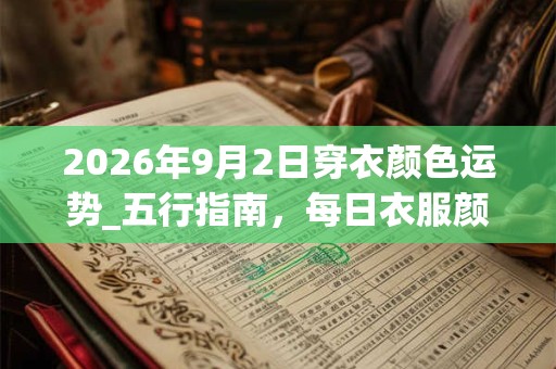 2026年9月2日穿衣颜色运势_五行指南，每日衣服颜色幸运色