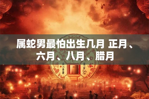 属蛇男最怕出生几月 正月、六月、八月、腊月