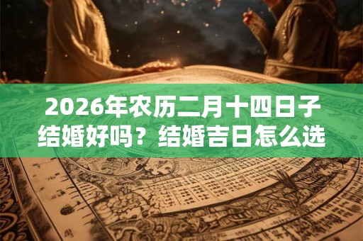 2026年农历二月十四日子结婚好吗？结婚吉日怎么选？