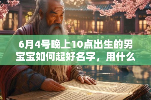 6月4号晚上10点出生的男宝宝如何起好名字，用什么字好