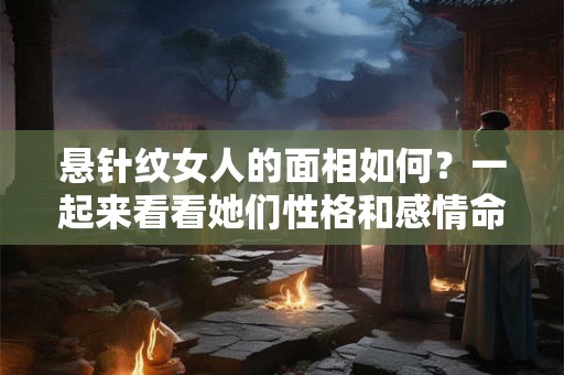 悬针纹女人的面相如何？一起来看看她们性格和感情命运