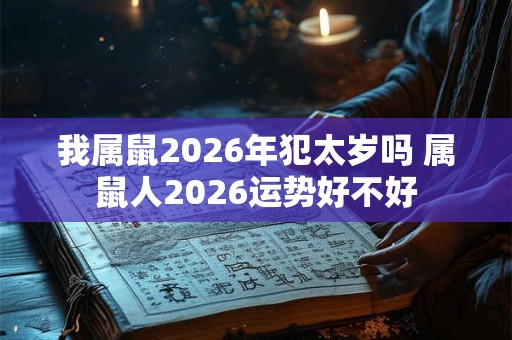 我属鼠2026年犯太岁吗 属鼠人2026运势好不好
