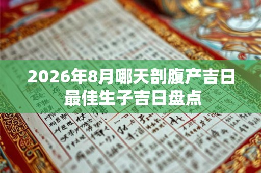 2026年8月哪天剖腹产吉日 最佳生子吉日盘点