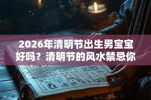 2026年清明节出生男宝宝好吗？清明节的风水禁忌你知道吗？
