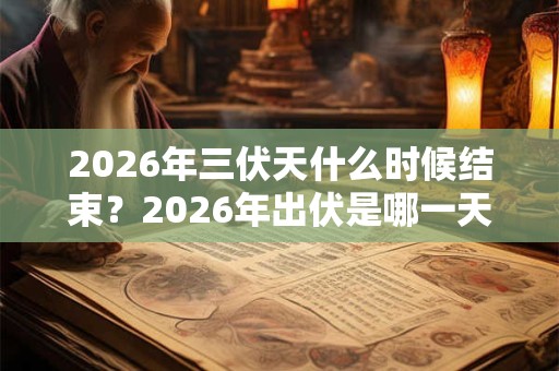 2026年三伏天什么时候结束？2026年出伏是哪一天？