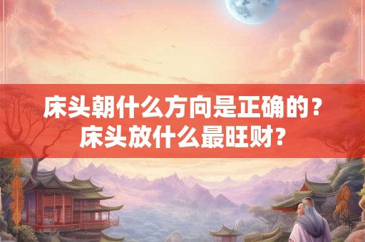 床头朝什么方向是正确的？床头放什么最旺财？